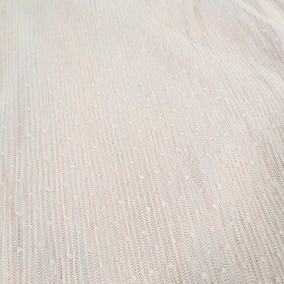 Baum Und Pferdgarten Peach Sheer Top L coquet mesh Flutter Baby doll cottage - Picture 5 of 15